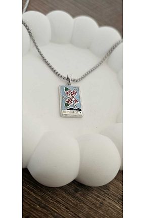 گردنبند استیل ( فولاد ) متالیک استیل ضد زنگ Misu Accessories - کد 928842400