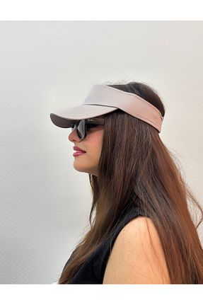 کلاه طوسی زنانه پنبه ای CapZone - کد 928858018
