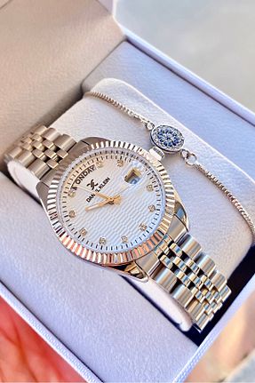 ساعت مچی سفید زنانه 31-34 میلی متر Daniel Klein - کد 929051138