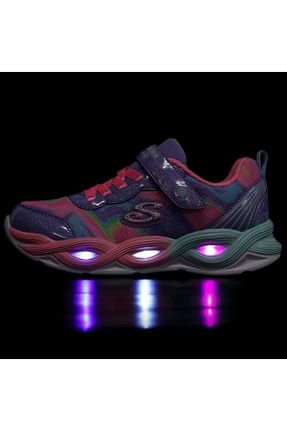 کفش کژوال بنفش بچه گانه چرم مصنوعی Skechers - کد 814374495