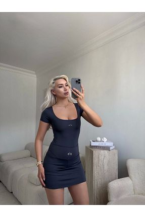 ست بالاتنه و پائین تنه رنگی زنانه بافتنی Zora Butik - کد 928871673