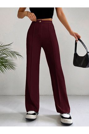 شلوار زرشکی زنانه پلی استر KAPHONE - کد 928880581