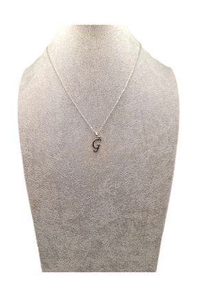 گردنبند جواهر طوسی زنانه فلزی Han Ticarethane - کد 928884993