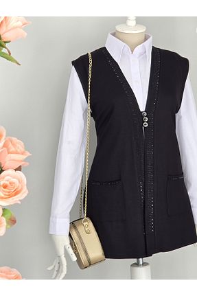 جلیقه سایز بزرگ مشکی زنانه مام فیت ENDAMIM - کد 928889337