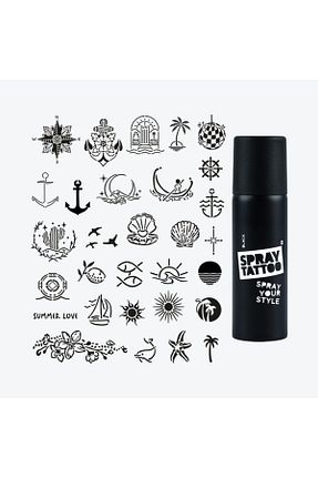 تتو موقت One Spray Tattoo - کد 849951369