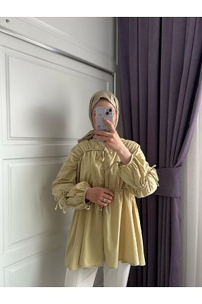 پیراهن زرد زنانه رگولار Hooopstore - کد 928896798