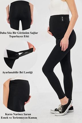 ساق شلواری بارداری مشکی زنانه بافت Lesa Wear - کد 862772454