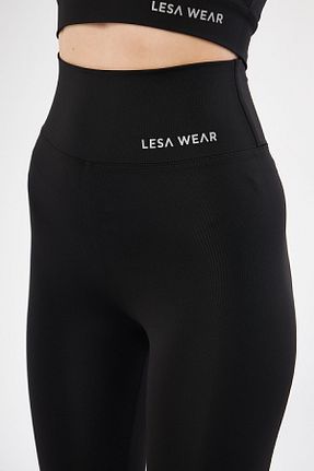 ساق شلواری اسپرت مشکی زنانه بلند Lesa Wear - کد 824094567