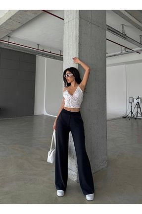 شلوار مشکی زنانه پارچه DNDO WEAR - کد 927693239