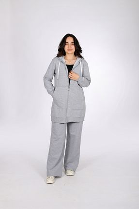 ست گرمکن حجاب طوسی زنانه اسلیم Butik - کد 923355843