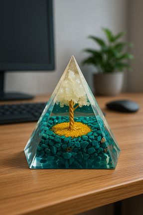 اجسام تزئینی و بیبلو سبز NehirTaş - کد 806611377