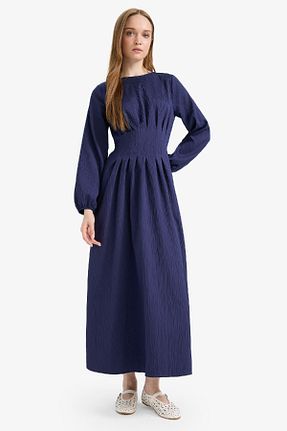 لباس حجاب سرمه ای رگولار Defacto - کد 926644626