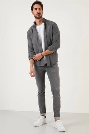 شلوار جین رنگی مردانه پاچه تنگ Moda Raperin - کد 928928643