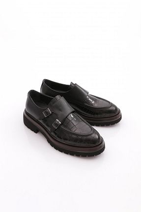کفش کژوال مشکی مردانه چرم خالص Dgn - کد 928935506