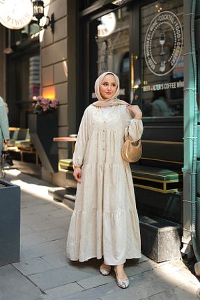 لباس بژ زنانه بافتنی LOCCO - کد 929179675