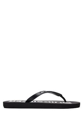 دمپائی مشکی بچه گانه چرم مصنوعی Quiksilver - کد 101422371