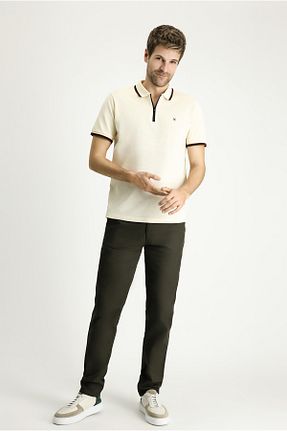 پولوشرت بژ مردانه پنبه ای Kiğılı - کد 831155548