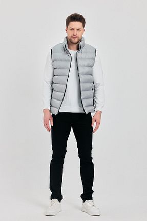 جلیقه مشکی مردانه رگولار DAMGA JEANS - کد 928960327