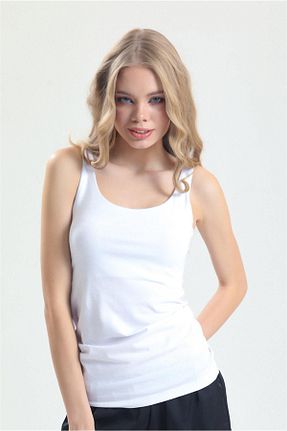رکابی سفید زنانه پنبه ای Magic Form - کد 664937672