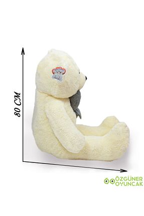اسباب بازی مخملی بژ زنانه 90 cm Özgüner Oyuncak - کد 758544377