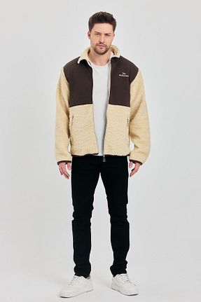 کت بژ مردانه اورسایز DAMGA JEANS - کد 929181676