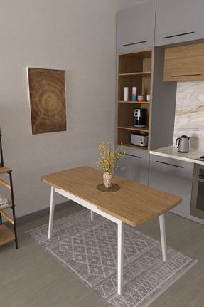 میز آشپزخانه سفید MDF VİLİNZE - کد 768896967