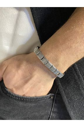 دستبند استیل (فولاد) زنانه استیل (فولاد) nss sky rock - کد 921024109