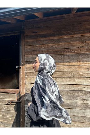 شال مشکی زنانه پنبه ای Modakaşmir - کد 928969485