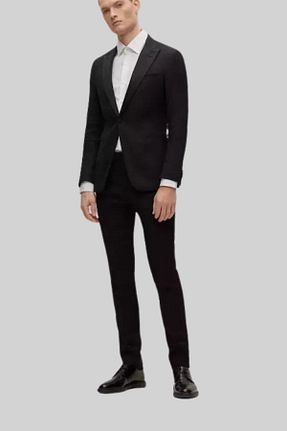 ست بالاتنه و پائین تنه مشکی مردانه بافتنی BOSS - کد 929001291