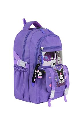 کیف مدرسه بنفش بچه گانه پارچه ای Kawai - کد 896359588