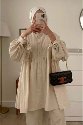 تونیک حجاب نارنجی زنانه %100 پنبه ceylan otantik - کد 929007870