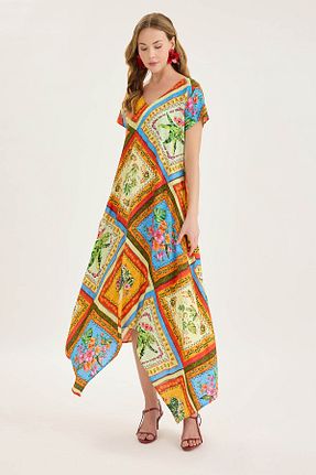لباس نارنجی زنانه بافتنی Vitrin - کد 929001254