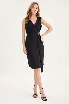لباس مشکی زنانه بافتنی Vitrin - کد 929001415