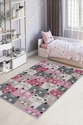 فرش بچه گانه رنگی پلی استر Thalia Home - کد 929023186