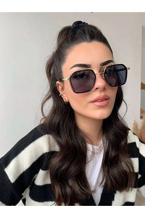 عینک آفتابی مشکی زنانه 50 Makro Optik - کد 929026939