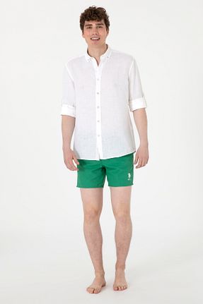 شلوارک ساحلی سبز مردانه پلی استر U.S. Polo Assn. - کد 929256916