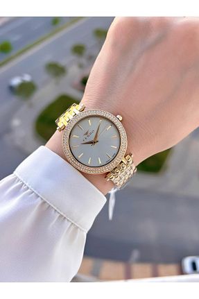 ساعت مچی زرد زنانه 36 میلی متر FERRO - کد 929023991