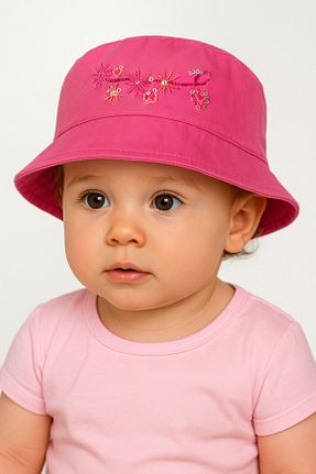 کلاه صورتی بچه گانه پنبه ای Trend Bebe Butik - کد 929203698