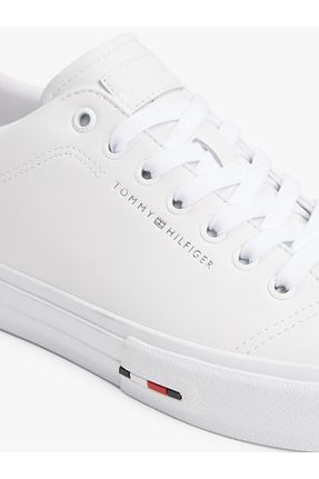 کفش اسنیکر سفید مردانه چرم اصل Tommy Hilfiger - کد 929032818
