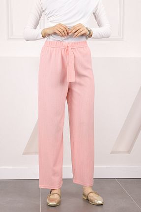 شلوار حجاب صورتی زنانه مخلوط پلی استر İmajButik - کد 921193780
