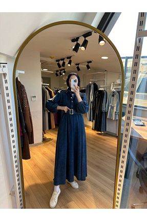 لباس حجاب سرمه ای زنانه Relaxed OlaLady - کد 929037625