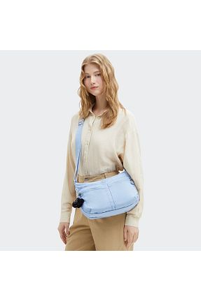 کیف دوشی آبی زنانه چرم مصنوعی Kipling - کد 929031100