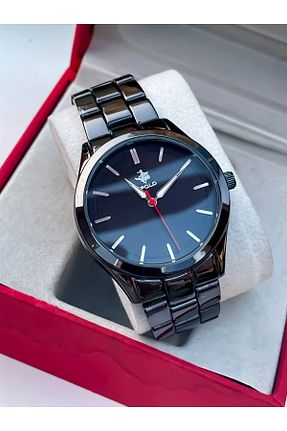 ساعت مچی مشکی مردانه 41-45 میلی متر S.POLO - کد 359480152