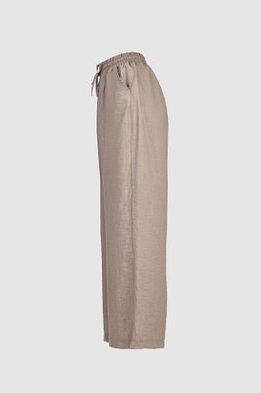 شلوار قهوه ای زنانه پاچه گشاد birizmoda - کد 929047656