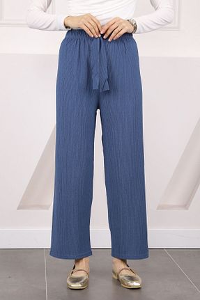 شلوار حجاب سرمه ای زنانه مخلوط پلی استر İmajButik - کد 929051080
