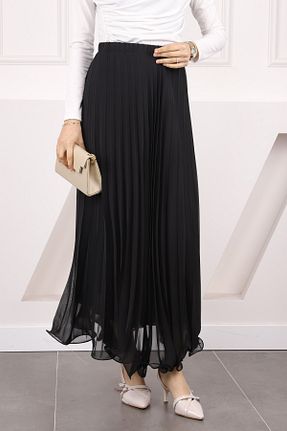 دامن حجاب مشکی زنانه کمر کش دار İmajButik - کد 929059790