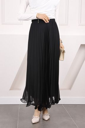 دامن حجاب مشکی زنانه کمر کش دار İmajButik - کد 929059790