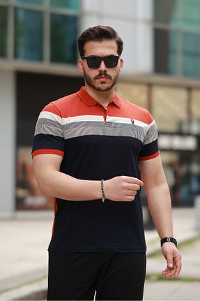 پولوشرت نارنجی مردانه تریکو SALTİMORE - کد 929071112