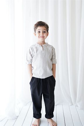 شلوار مشکی بچه گانه پنبه ای Catz Kids - کد 706096619