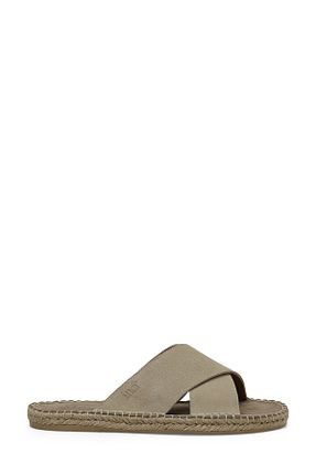 دمپائی بژ مردانه پاشنه تخت İnci - کد 820098592